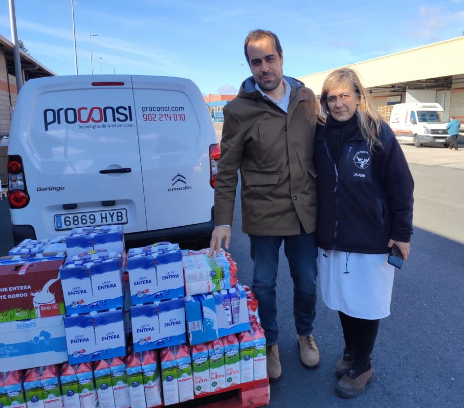 La Fundación Proconsi colabora con el Banco de Alimentos de León