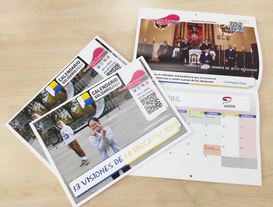 La Fundación Proconsi colabora con el Calendario Solidario 2021