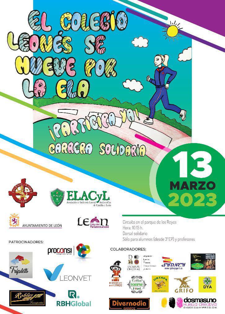 Carrera solidaria ?El Colegio Leonés se mueve por la ELA?