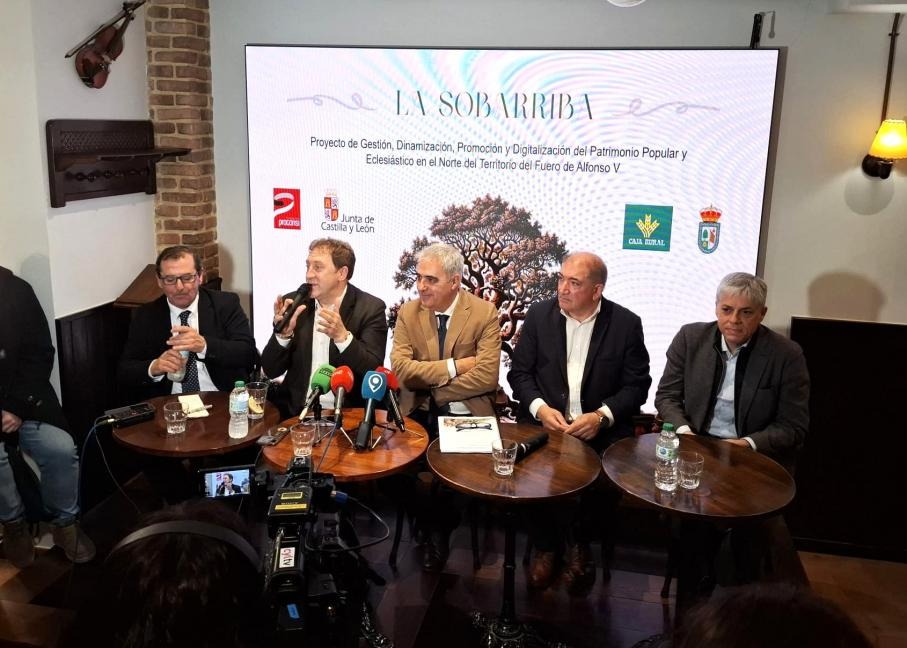 Presentación del proyecto de gestión, dinamización, promoción y digitalización del patrimonio de la Sobarriba
